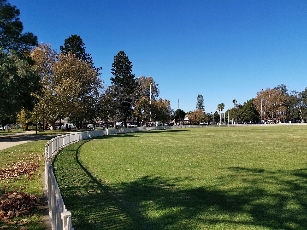 Richmond Park in New South Wales, with open lawn and established trees.
